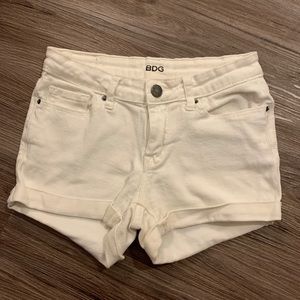 White BDG shorts